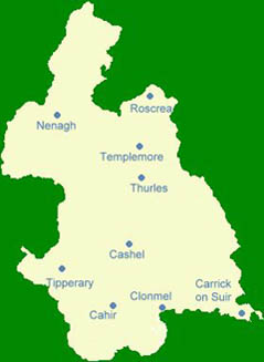 map of tipperary
